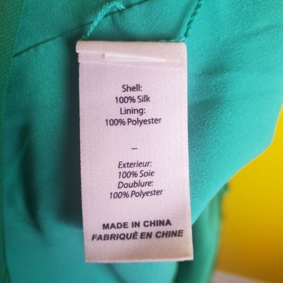 Cinq A Sept Colina Silk Cocktail Dress Size 12 - Picture 9 of 10